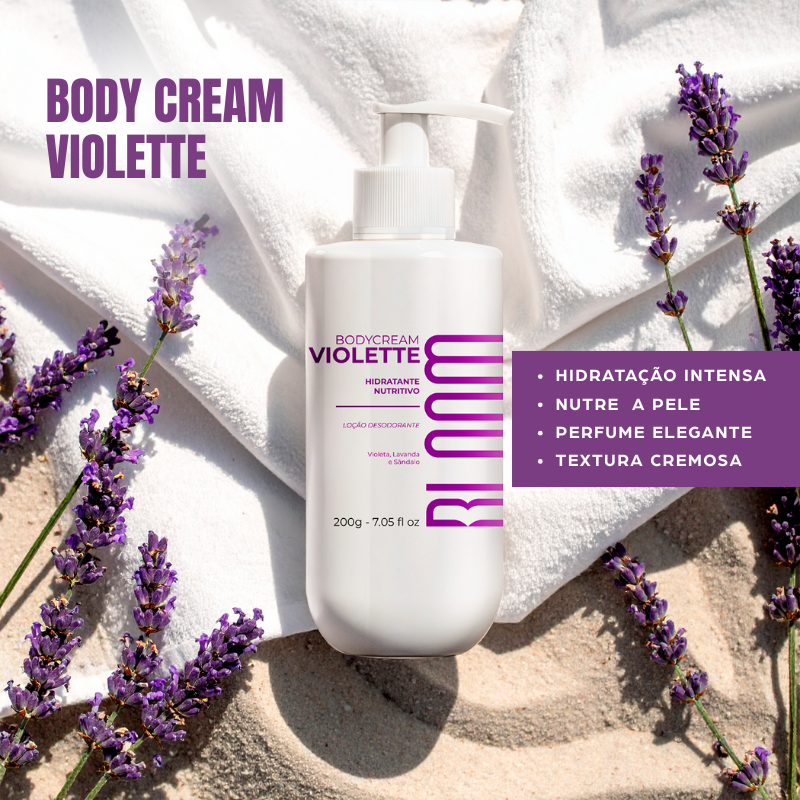 Violette Body Cream - Desodorante Hidratante 200g