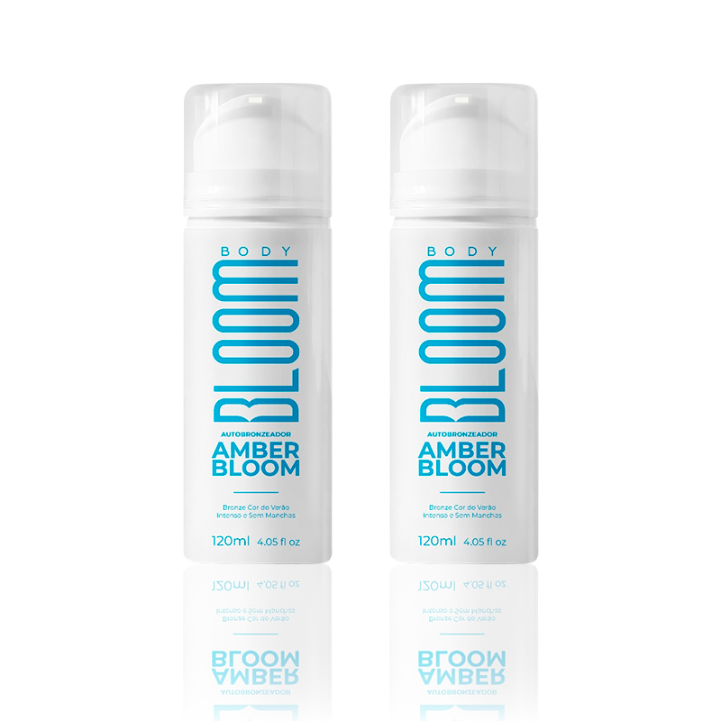 Kit Bronze Perfeito, 2 Amber Bloom Leite Corporal Autobronzeador