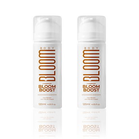 Kit de Brilho Infinito, Dois Iluminadores Corporais Bloomboost - 120ml